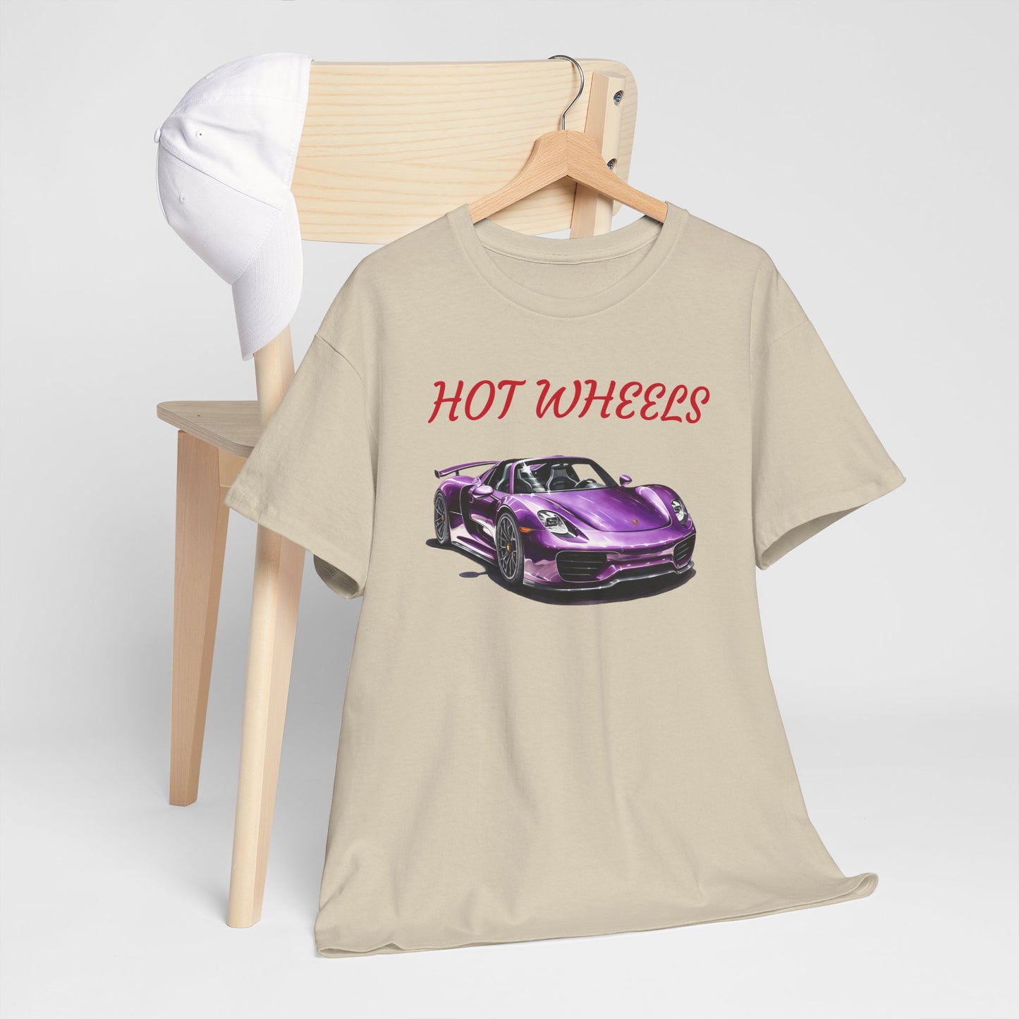 Princess Grace  Hot Wheels Unisex Heavy Cotton Tee Perfect for Car Enthusiasts