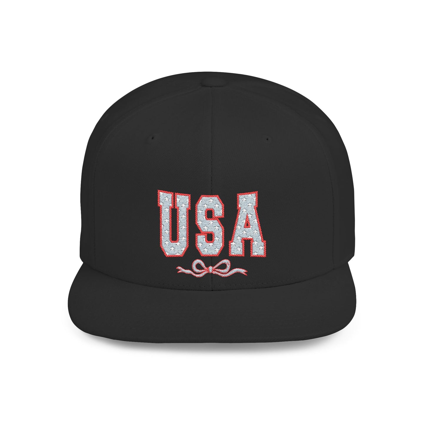 Princess Grace  USA Glitter Flat Bill Snapback Hat Trendy and Stylish