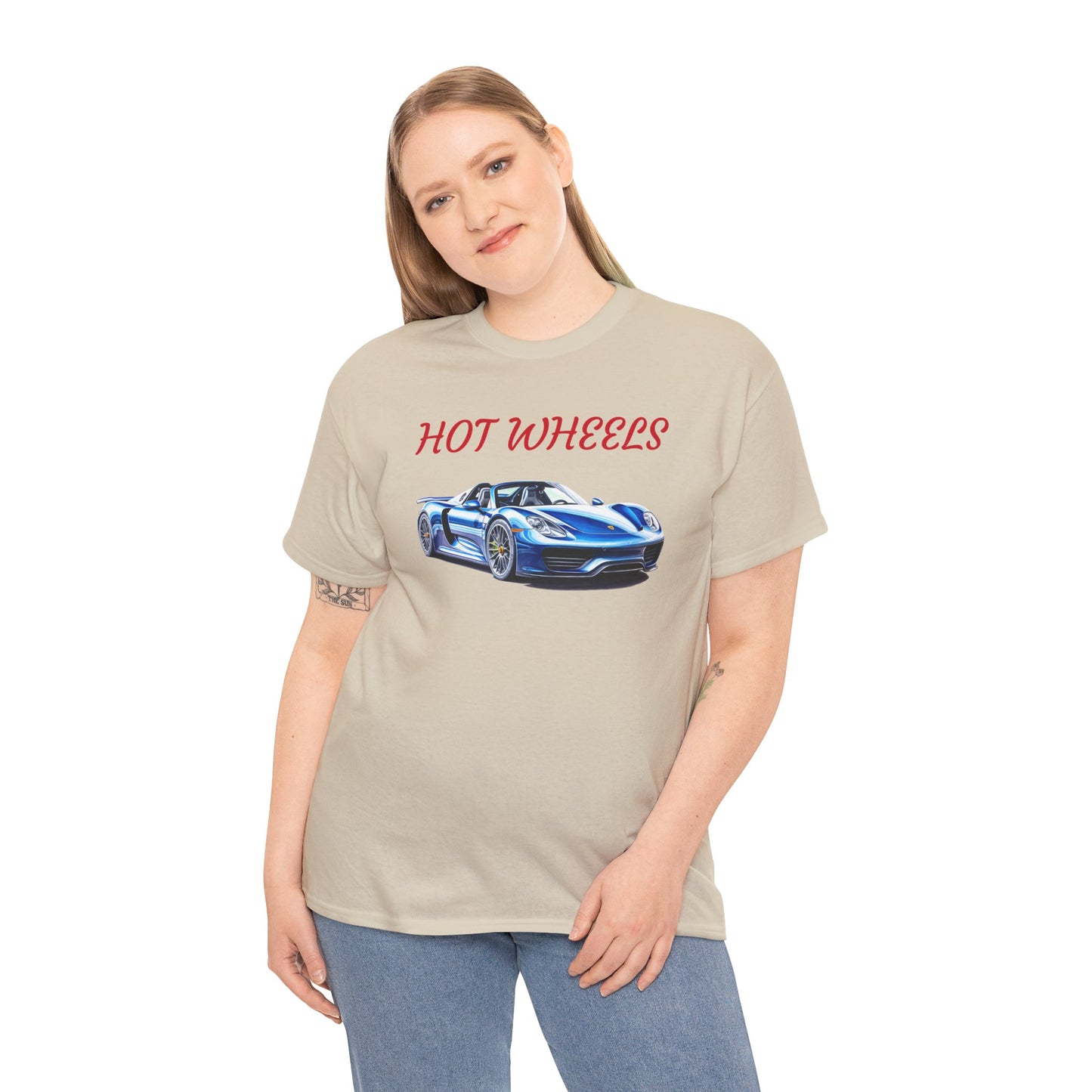 Princess Grace  Hot Wheels Unisex Heavy Cotton Tee Perfect Gift for Car Enthusiasts