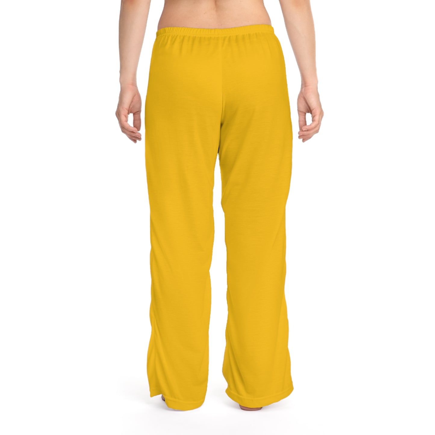 Princess Grace  Cozy  Pajama Pants  Yellow with 'LOVE' Print  Perfect for Relaxing & Celebrating