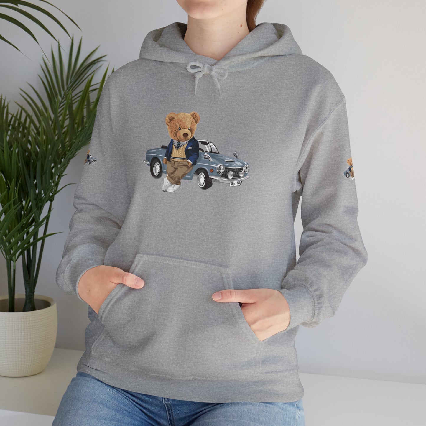 Princess Grace  Luxury Bear Hoodie  Chic & Cozy Unisex Sweatshirt