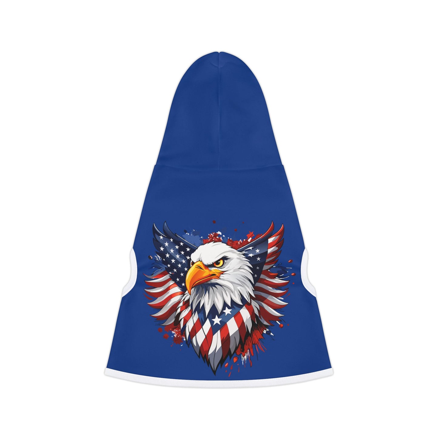 Princess Grace  Patriotic Eagle Pet Hoodie for Dogs USA Theme