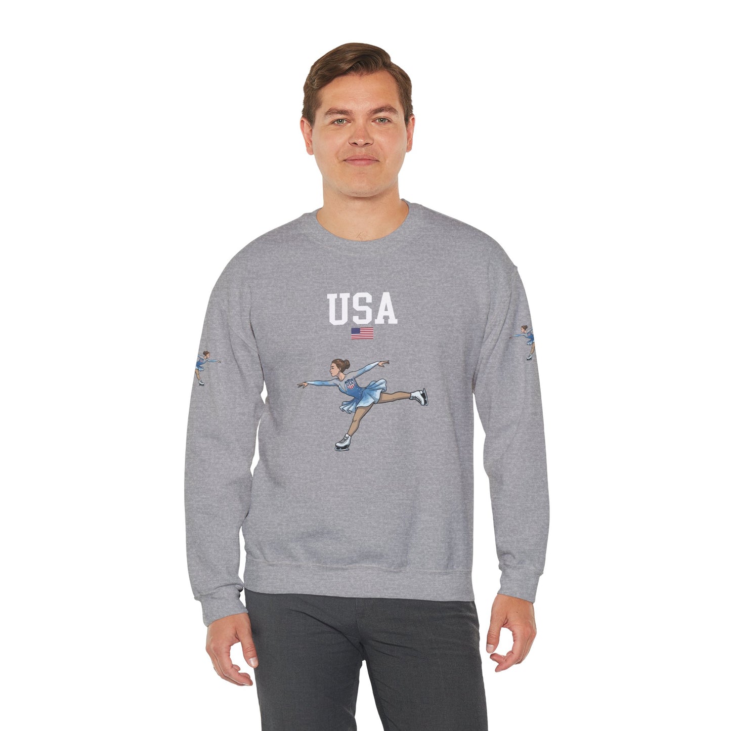 Princess Grace  TEAM USA  Unisex Heavy Blend  Crewneck Sweatshirt