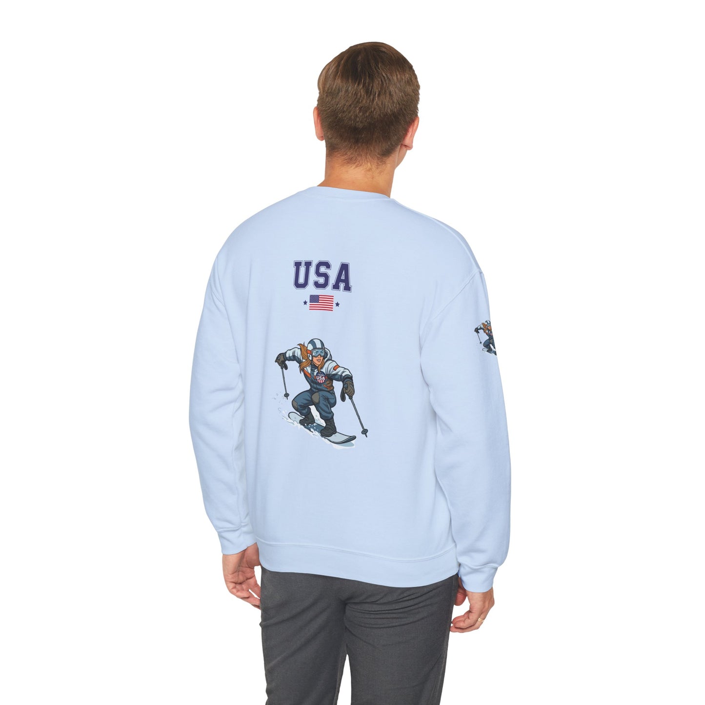Princess Grace  TEAM USA  Unisex Heavy Blend  Crewneck Sweatshirt