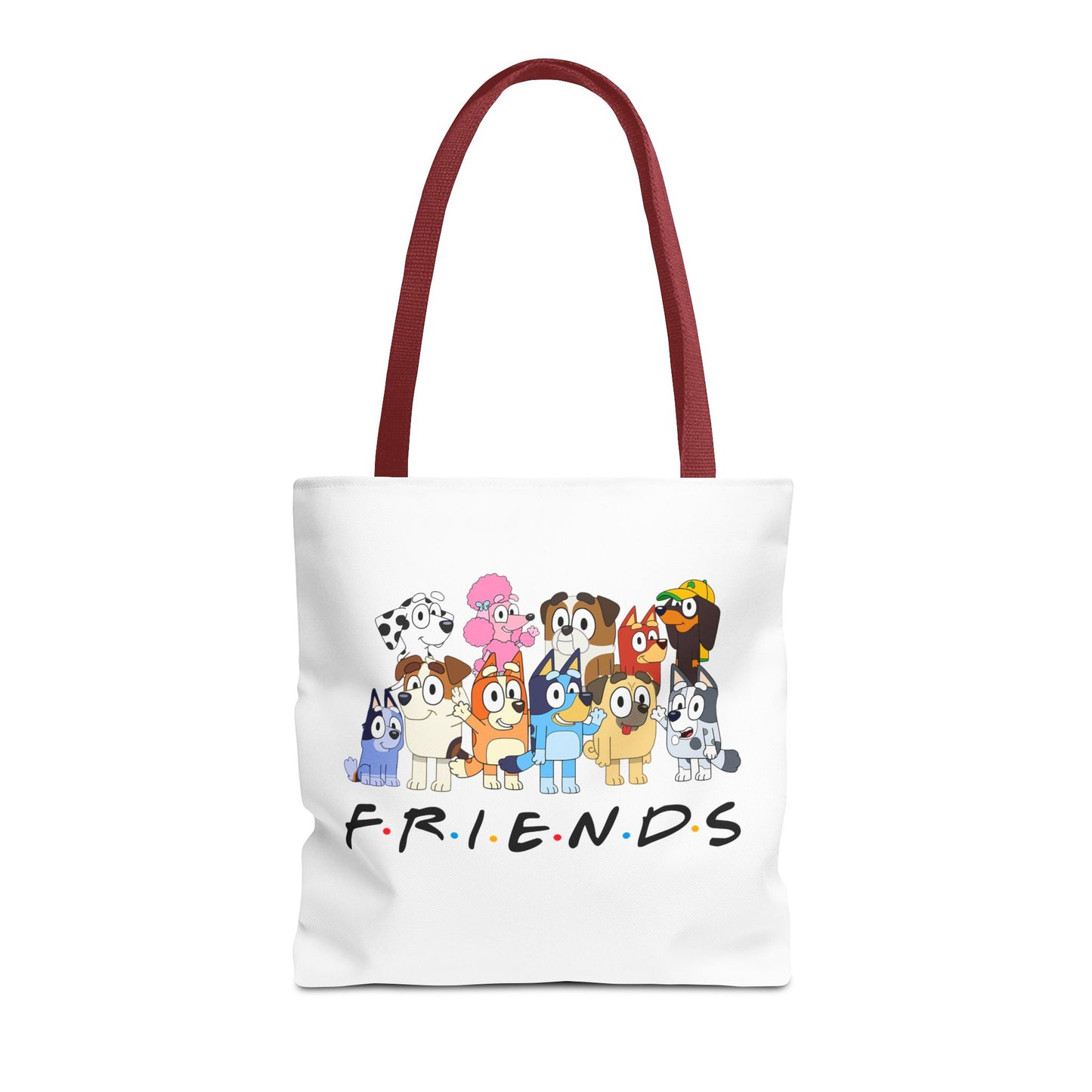 Princess Grace  Cute Animal Friends Tote Bag  Perfect for Dog Lovers & Friendship Gifts