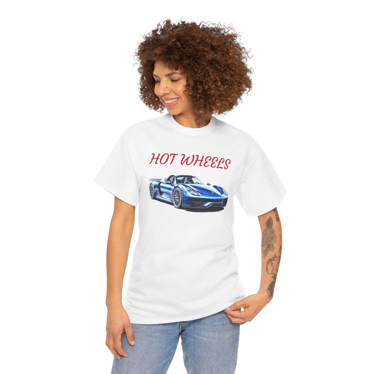 Princess Grace  Hot Wheels Unisex Heavy Cotton Tee Perfect Gift for Car Enthusiasts