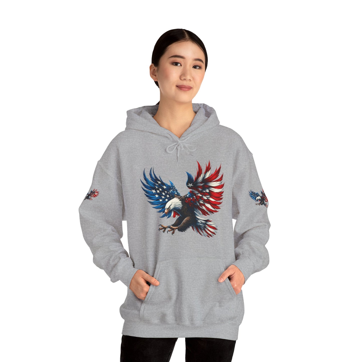 Princess Grace American Eagle Unisex Heavy Blend Hooded Sweatshirt