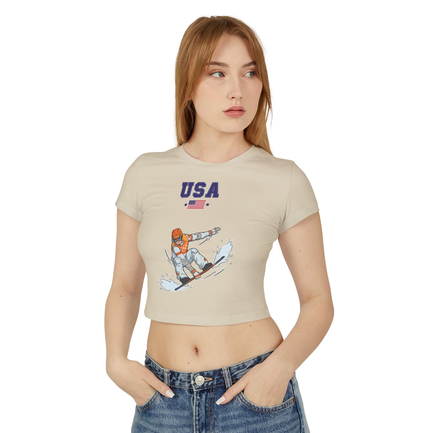 Princess Grace  TEAM USA   Snowboard  Womens  Baby Tee