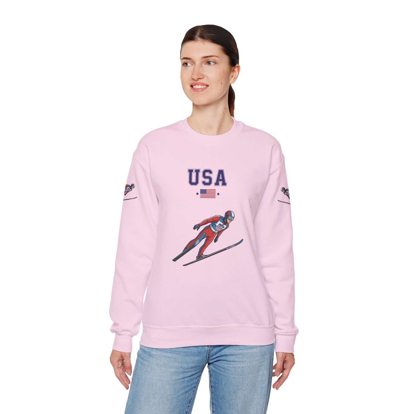 Princess Grace  TEAM USA  Unisex Heavy Blend  Crewneck Sweatshirt