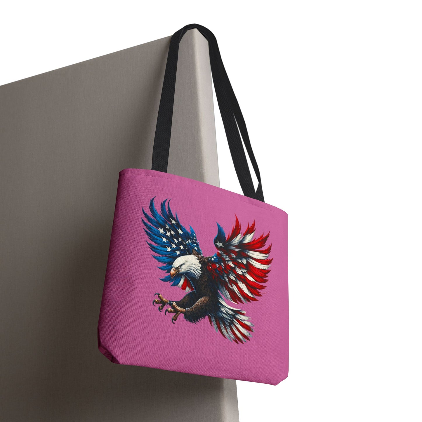 Princess Grace  Patriotic Eagle Tote Bag USA Flag Design for Independence Day Celebrations