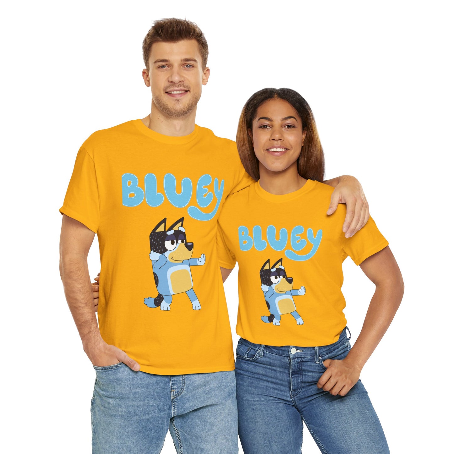 Princess Grace  Bluey Unisex Heavy Cotton Tee  Fun & Playful Kids Shirt