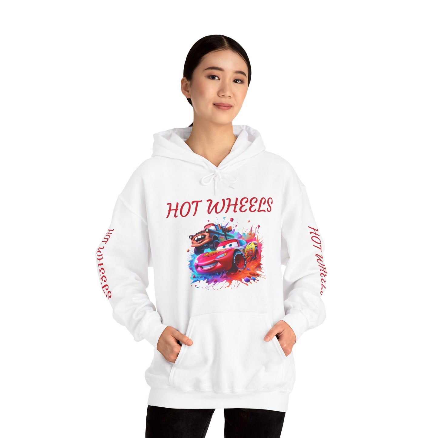 Princess Grace  Hot Wheels Unisex Hoodie Retro Racing Design for Kids and Car Enthusiasts