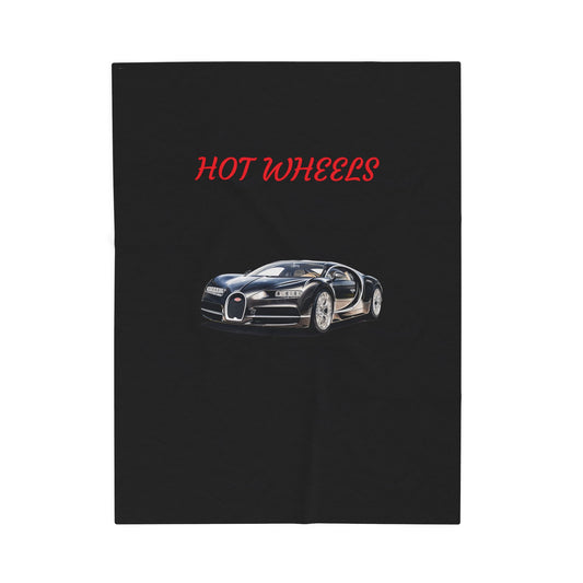 Princess Grace  Hot Wheels Velveteen Plush Blanket  Cozy Car  Themed Throw for Fans