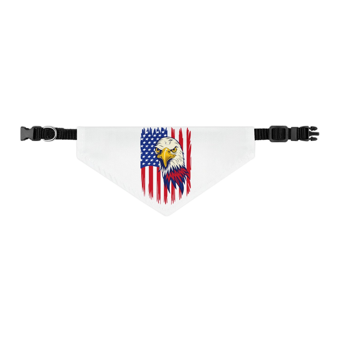 Princess Grace Patriotic Pet Bandana Collar  American Eagle Design