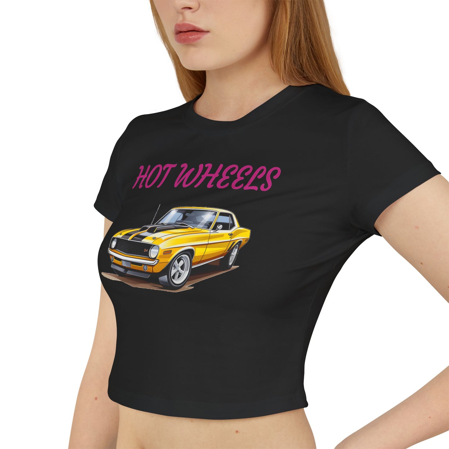 Princess Grace  Hot Wheels Women's Baby Tee Vintage Car Graphic Tee