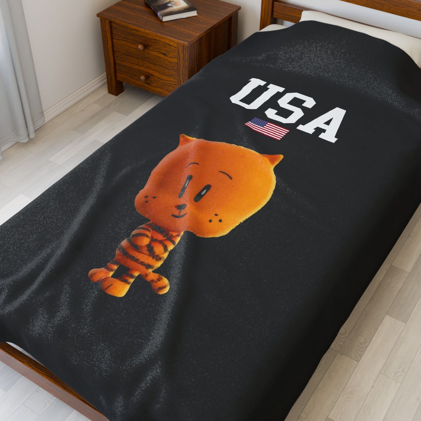 Princess Grace  TEAM USA  Velveteen Plush Blanket