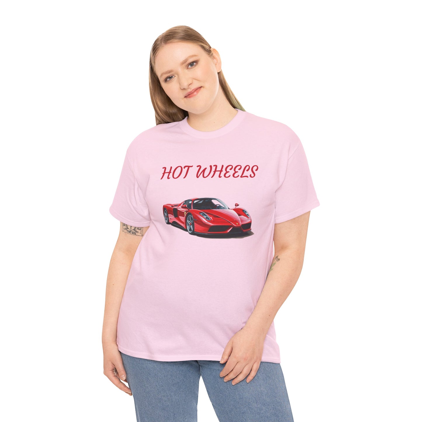 Princess Grace  Hot Wheels Unisex Heavy Cotton Tee Perfect for Car Enthusiasts