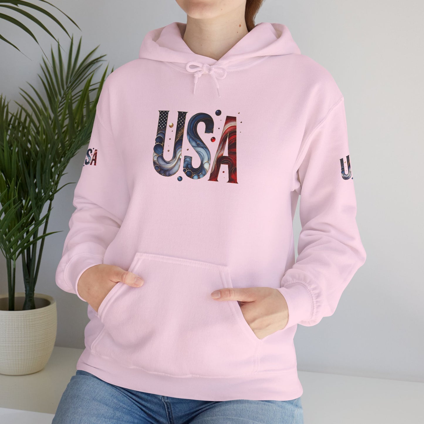 Princess Grace  TEAM USA  Unisex Heavy Bled   Hooded Sweatshirt