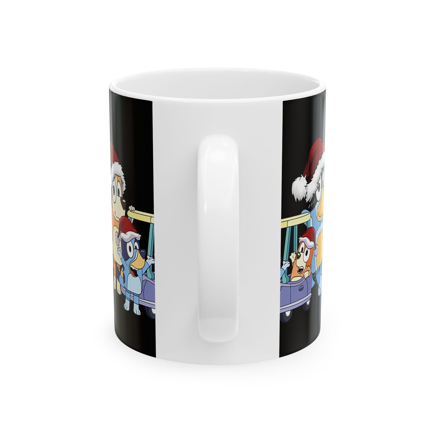 Princess Grace Festive Dog Themed Ceramic Mug  11oz & 15oz  Perfect Holiday Gift