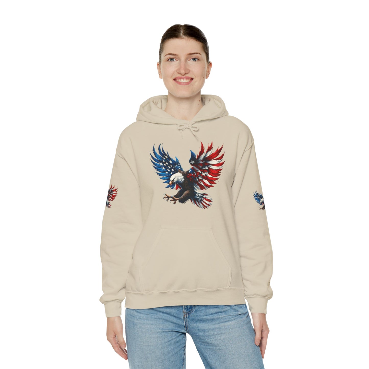 Princess Grace American Eagle Unisex Heavy Blend Hooded Sweatshirt