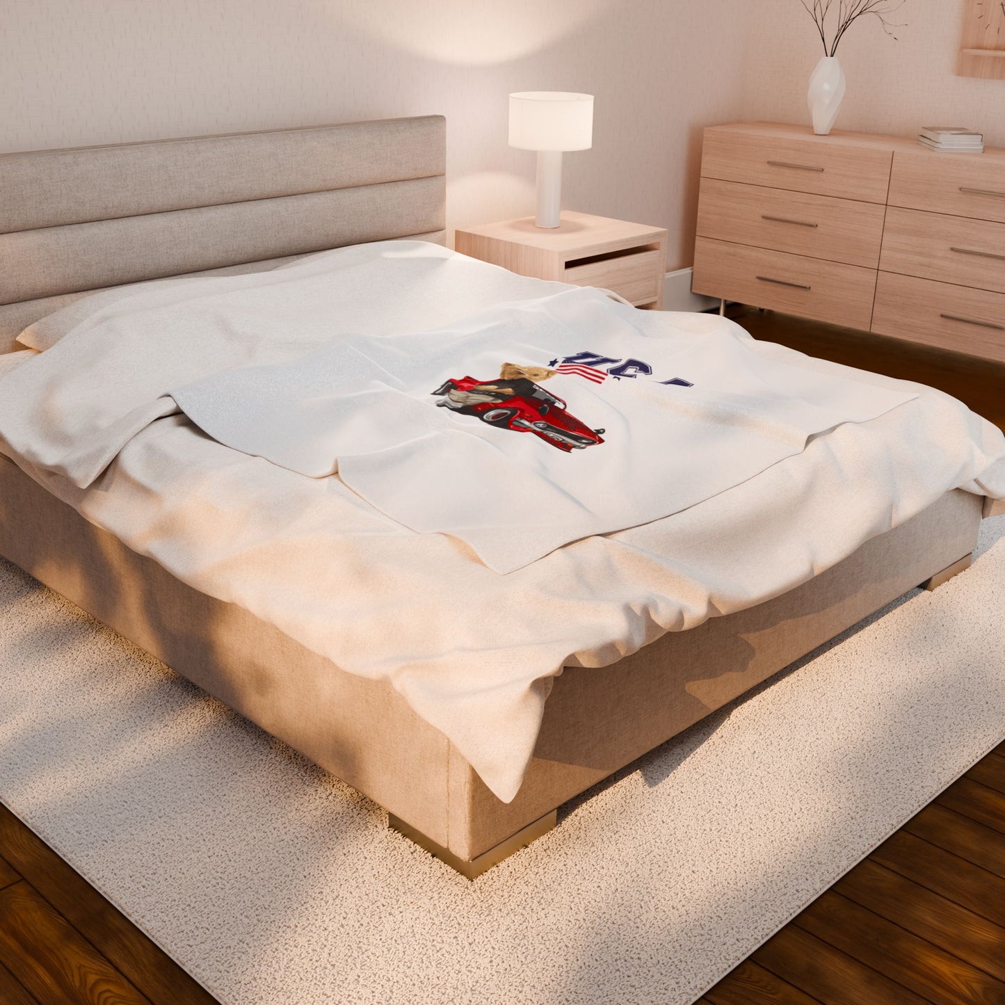 Princess Grace  TEAM USA  Velveteen Plush Blanket