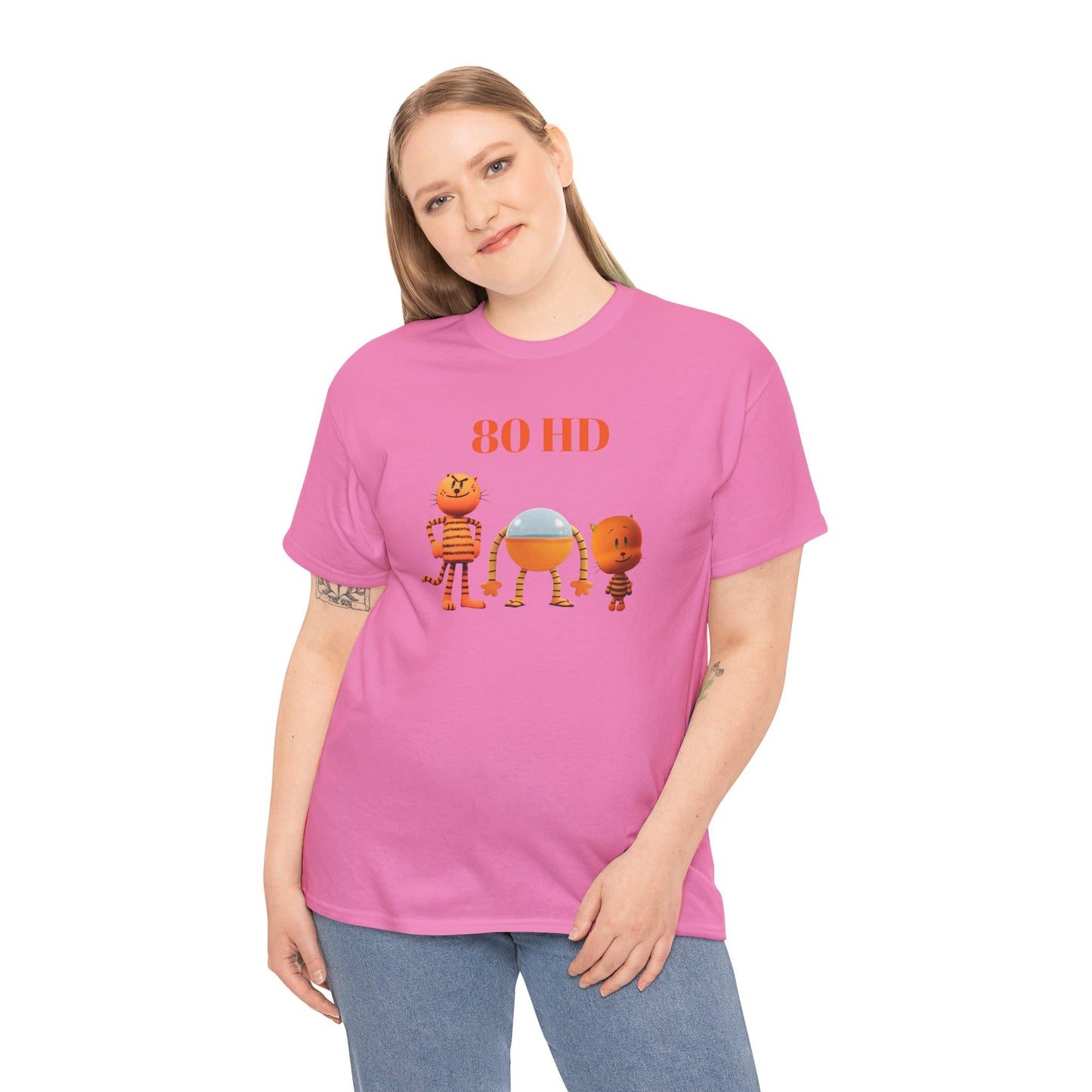 Princess Grace  Cartoon Animal Unisex Heavy Cotton Tee  80 HD Design