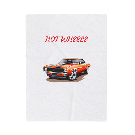 Princess Grace  Hot Wheels Velveteen Plush Blanket for Car Enthusiasts