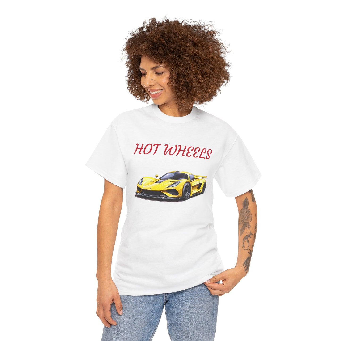 Princess Grace  Hot Wheels Unisex Heavy Cotton Tee Perfect for Car Enthusiasts