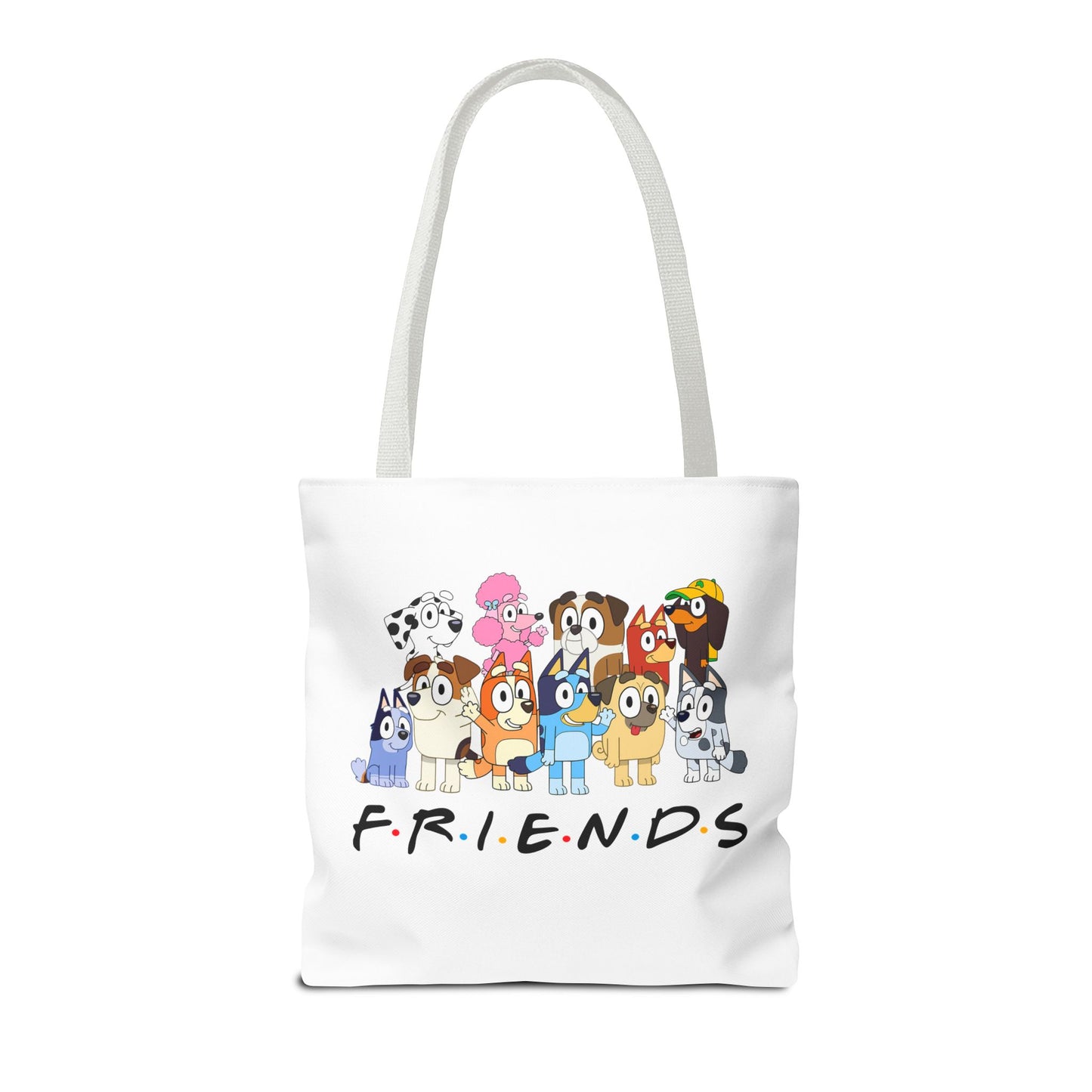 Princess Grace  Cute Animal Friends Tote Bag  Perfect for Dog Lovers & Friendship Gifts