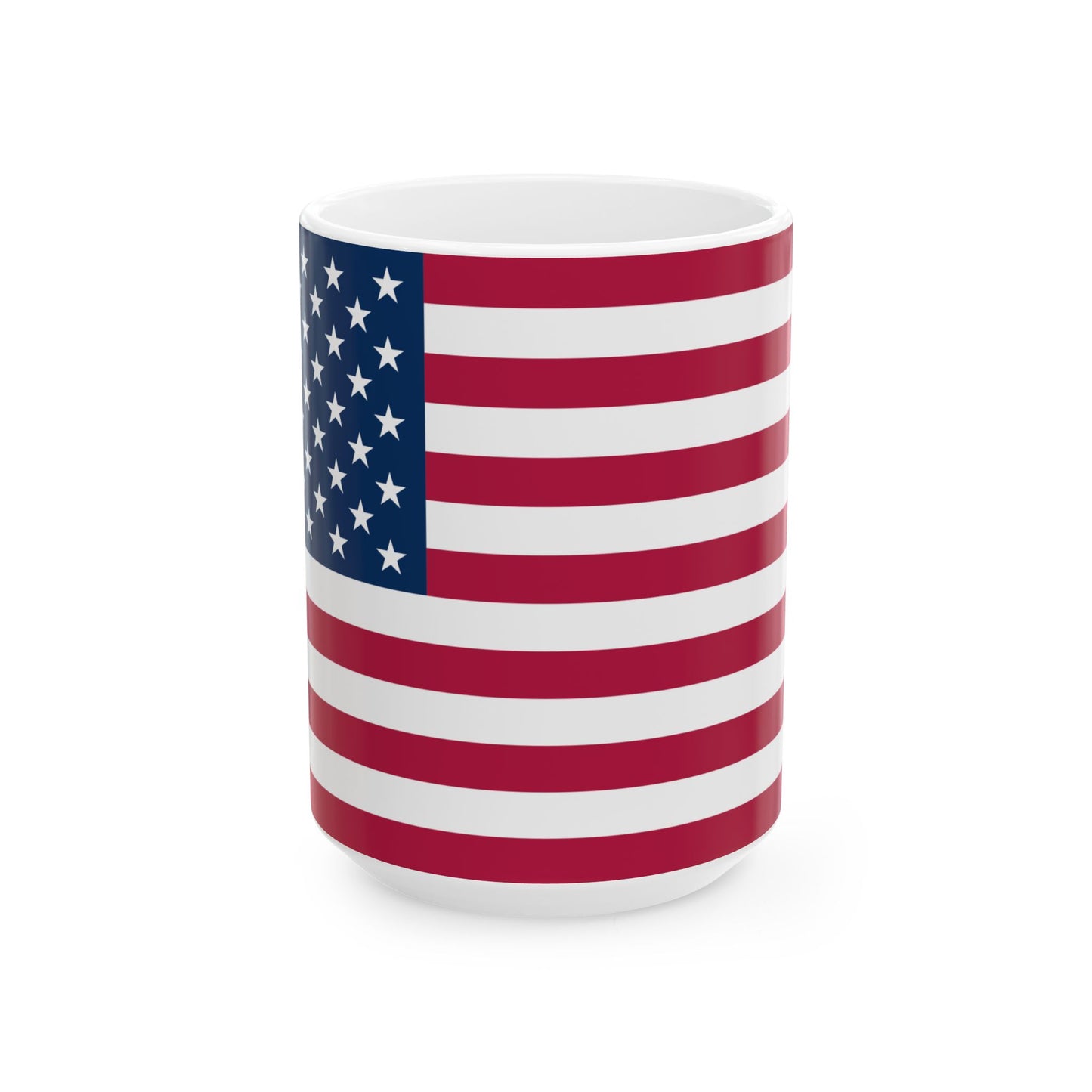 Princess Grace  American Flag Ceramic Mug  Perfect for Patriotism, 11oz & 15oz Sizes