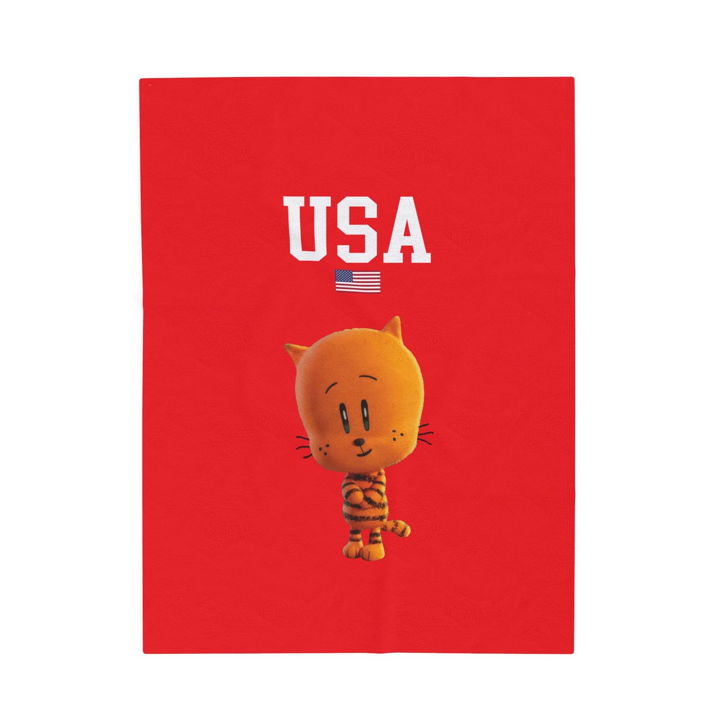 Princess Grace  TEAM USA  Velveteen Plush Blanket