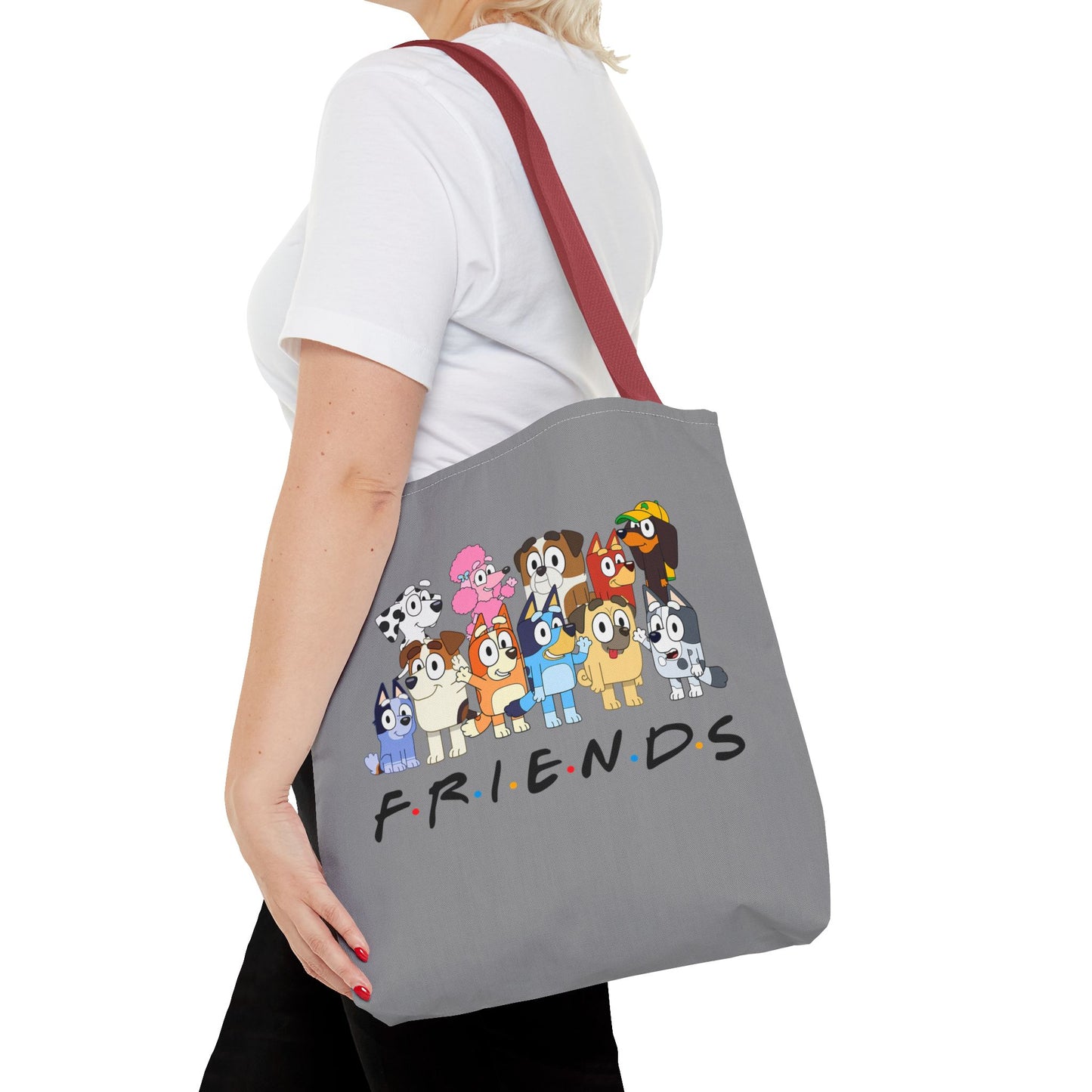 Princess Grace  Friends Dog Character Tote Bag  Cute Animal Design for Daily Use