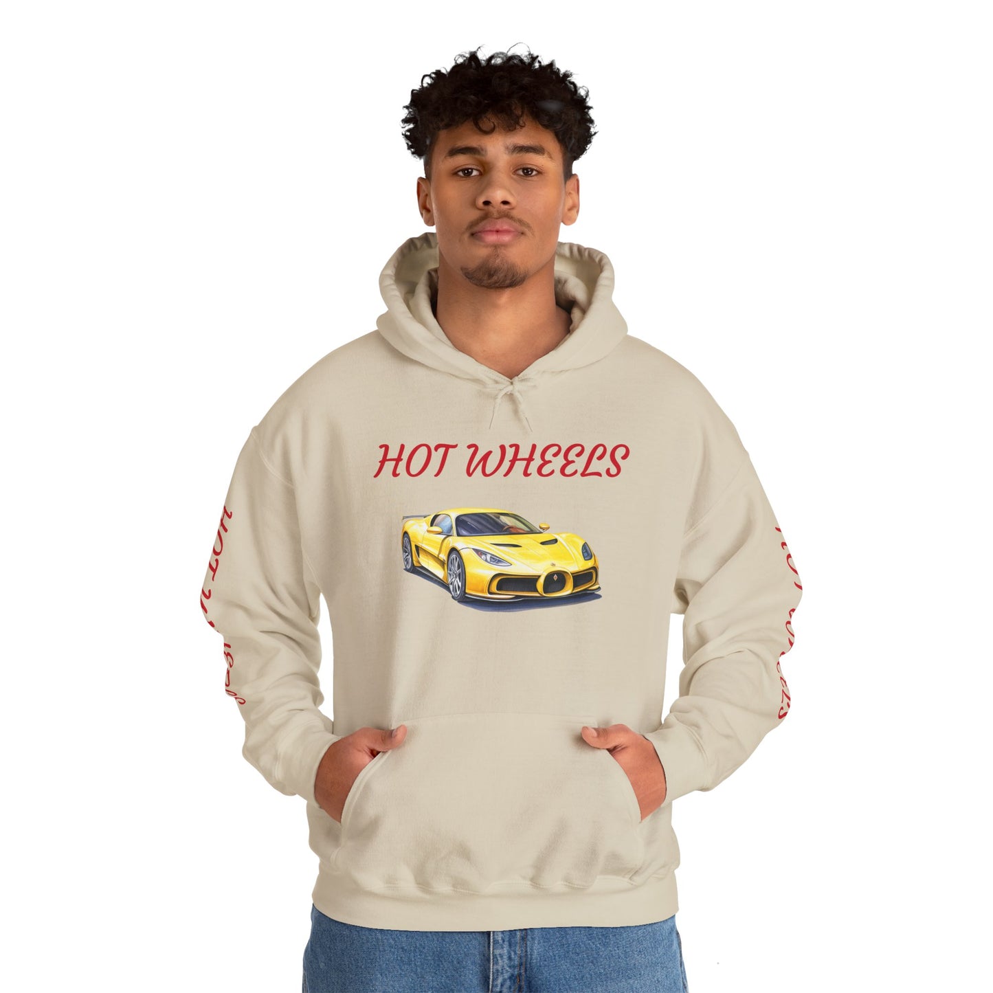 Princess Grace  Hot Wheels Unisex Hooded Sweatshirt Racing Style for Car Enthusiasts