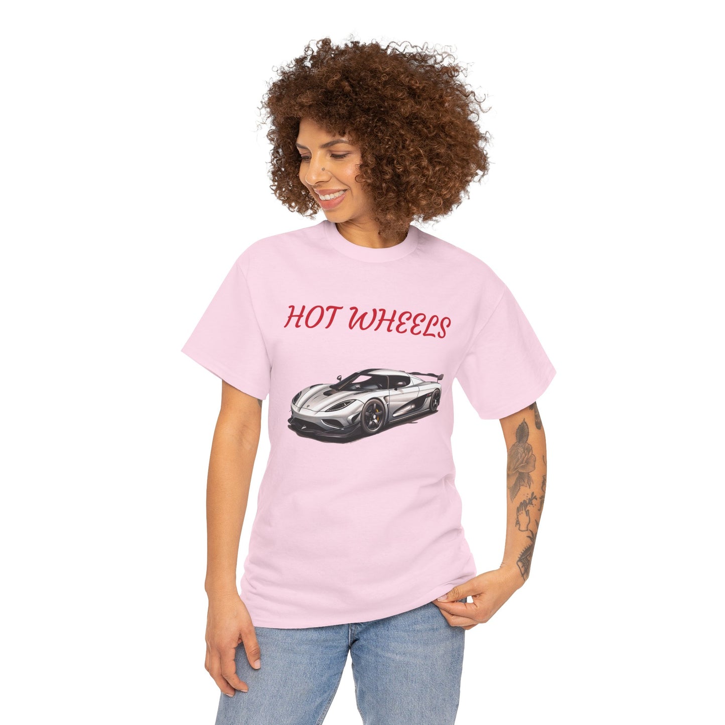 Princess Grace  Hot Wheels Unisex Heavy Cotton Tee Car Enthusiast Shirt