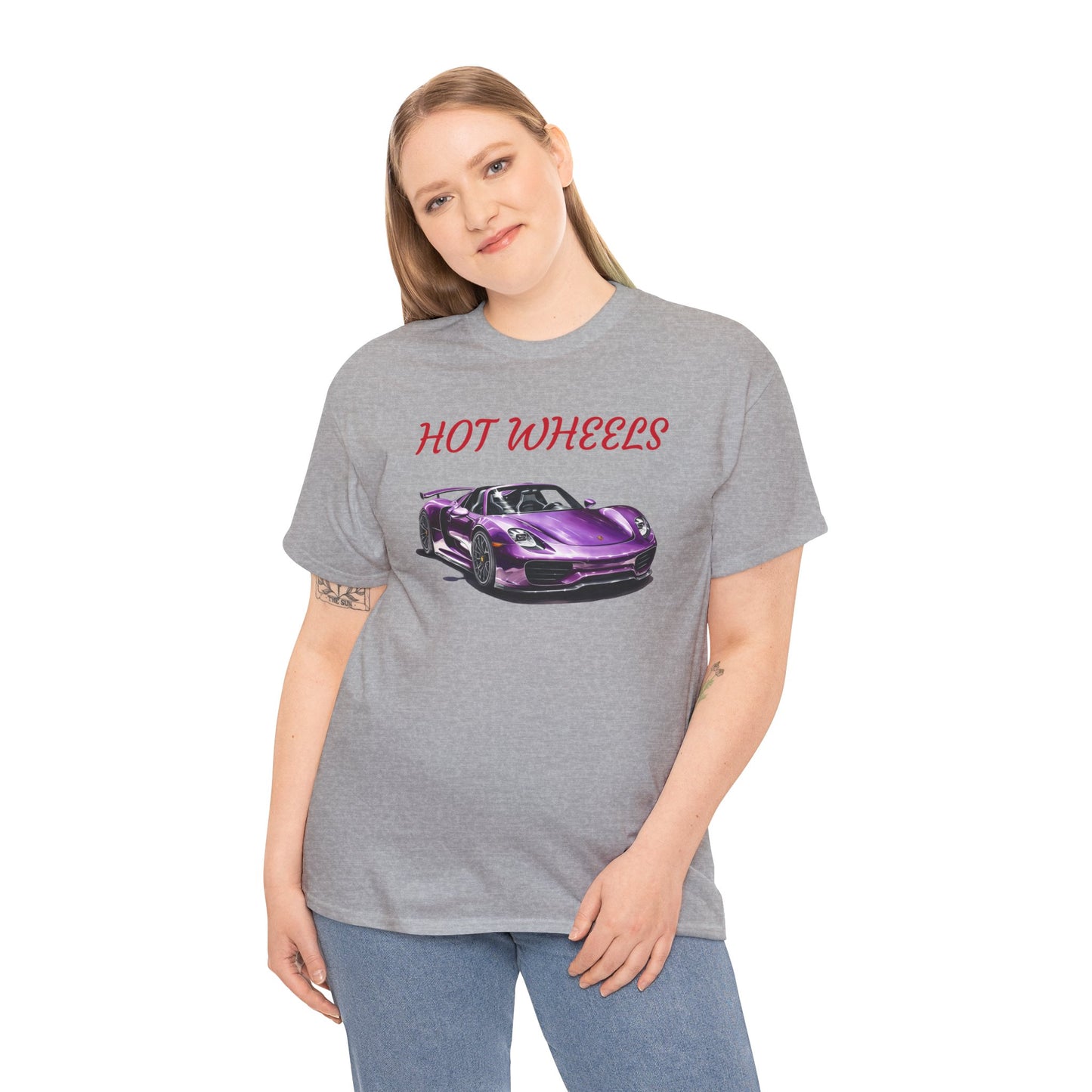 Princess Grace  Hot Wheels Unisex Heavy Cotton Tee Perfect for Car Enthusiasts