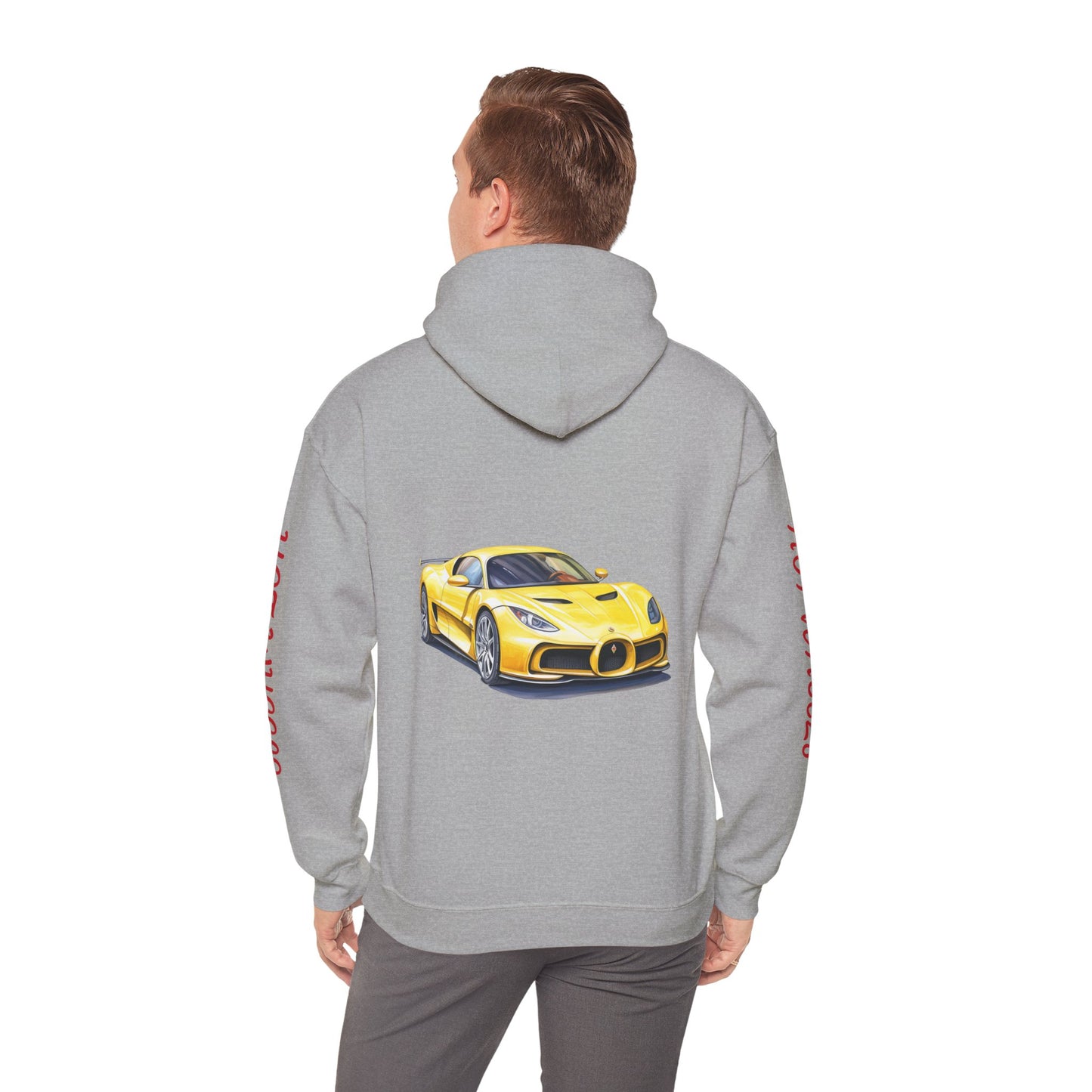 Princess Grace  Hot Wheels Unisex Hooded Sweatshirt Racing Style for Car Enthusiasts