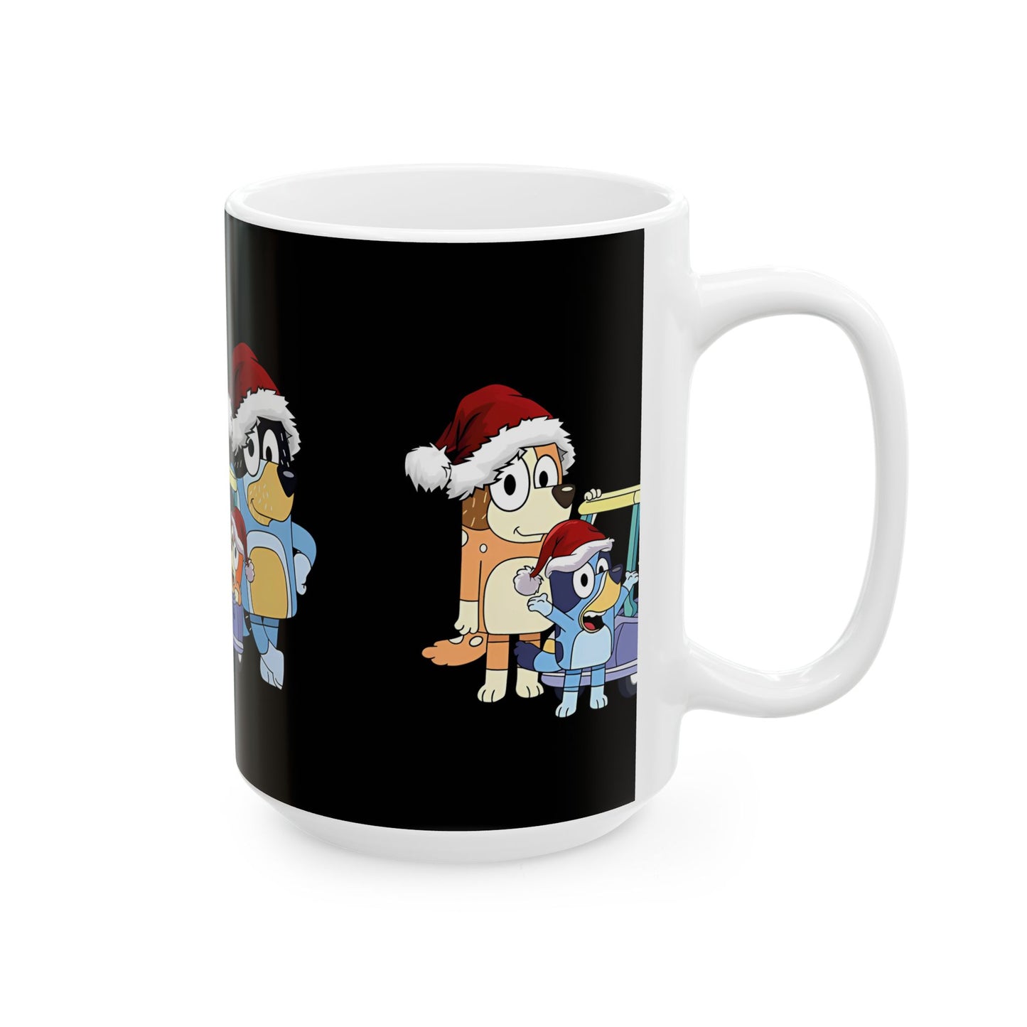 Princess Grace Festive Dog Themed Ceramic Mug  11oz & 15oz  Perfect Holiday Gift