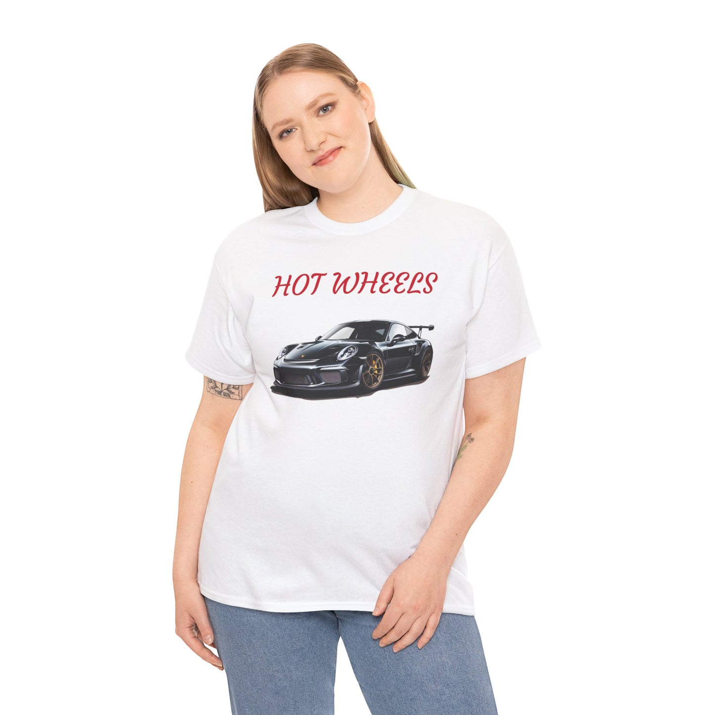 Princess Grace  Hot Wheels Unisex Heavy Cotton Tee Perfect for Car Enthusiasts