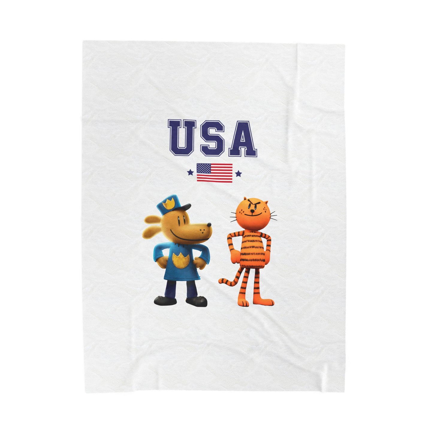 Princess Grace  TEAM USA  Velveteen Plush Blanket