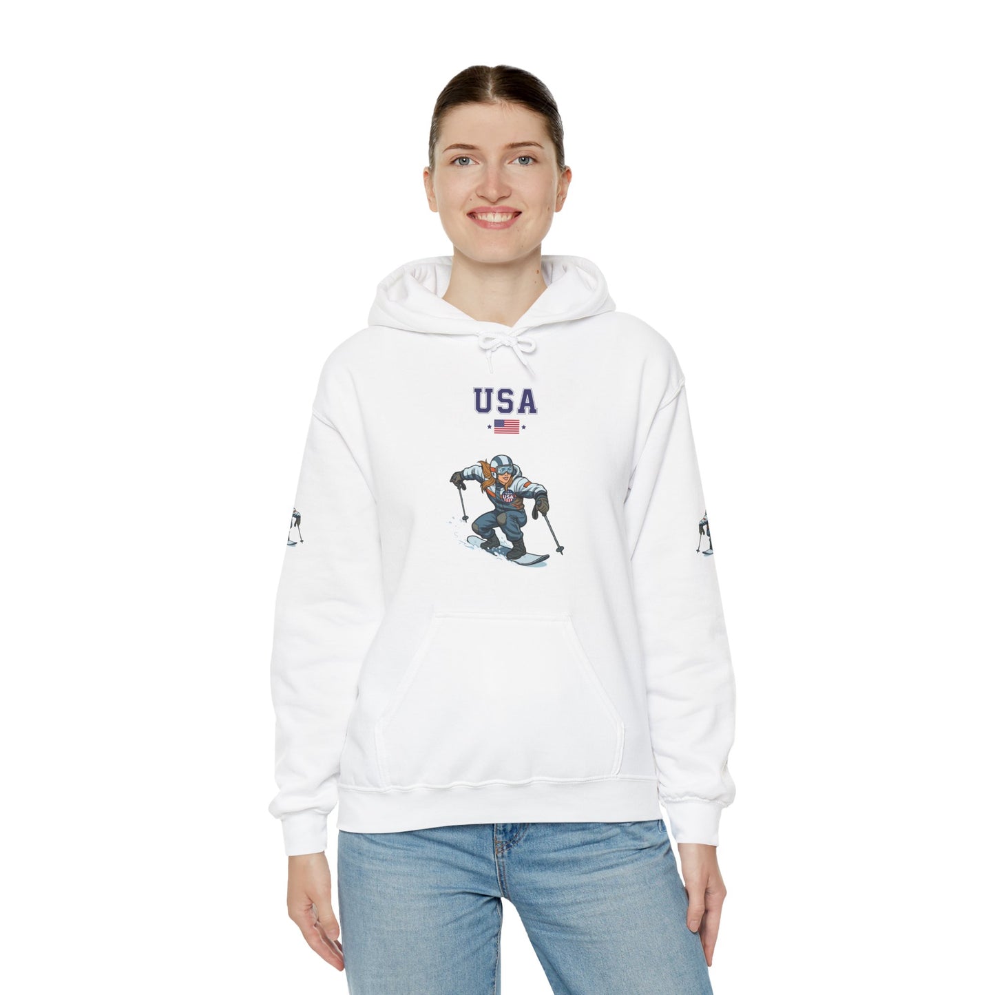 Princess Grace  TEAM USA  Unisex Heavy Blend Hooded Sweatshirt