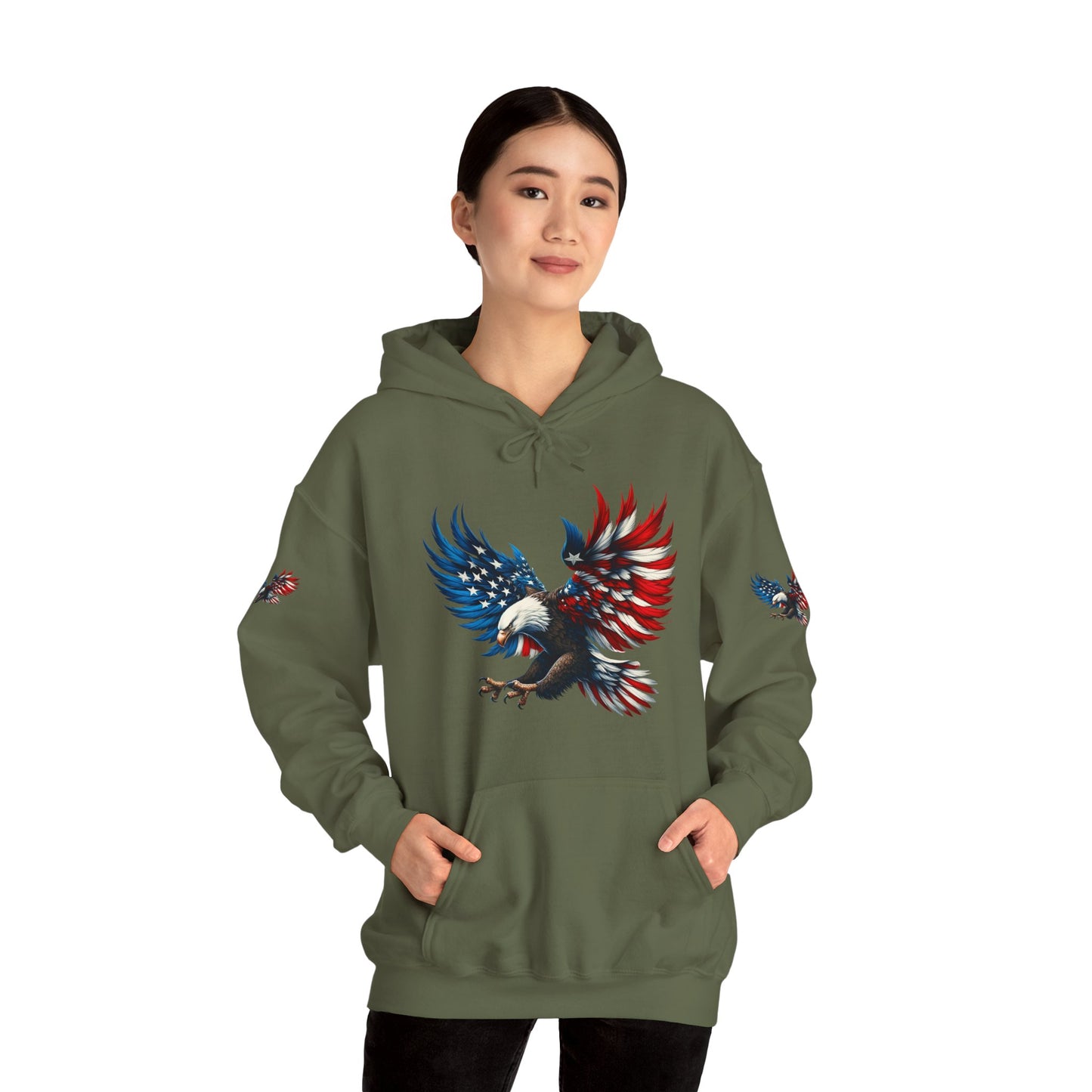 Princess Grace American Eagle Unisex Heavy Blend Hooded Sweatshirt