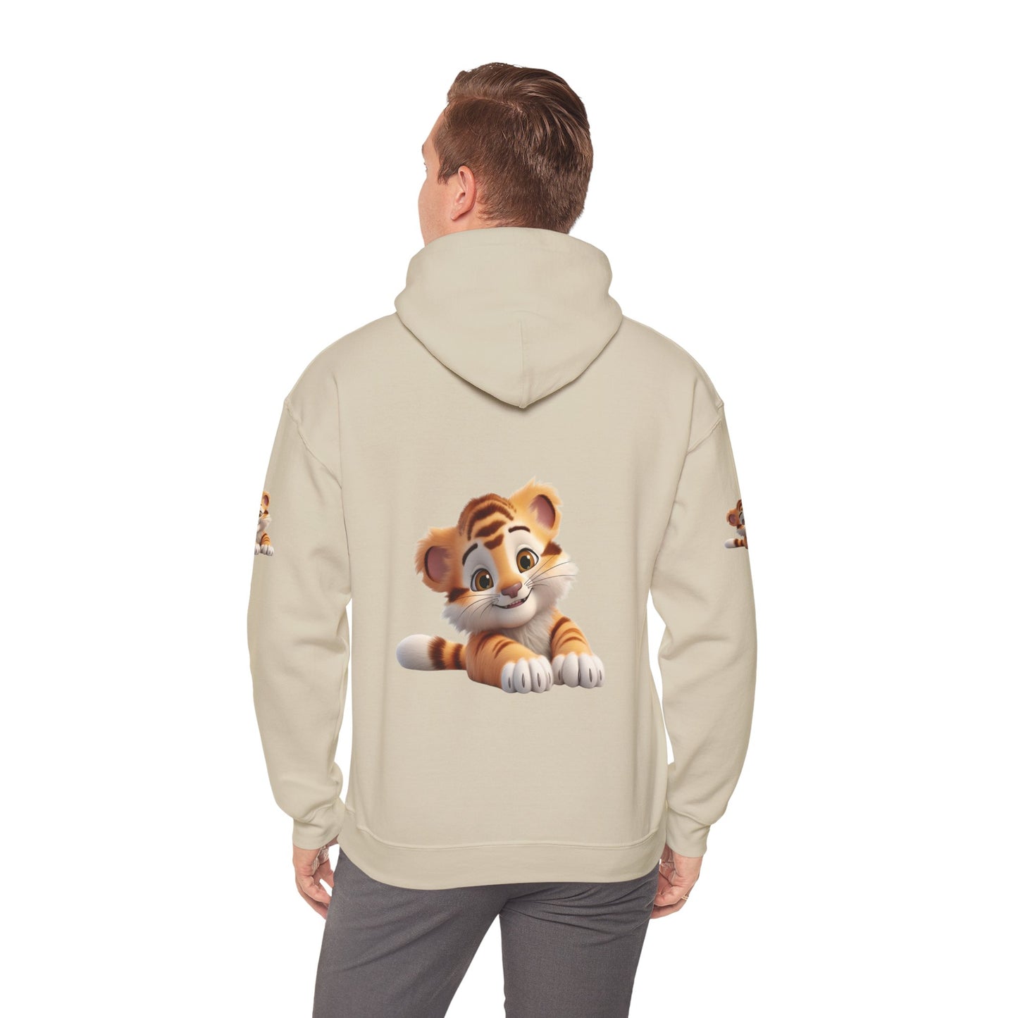 Princess Grace  Cute Tiger Design Unisex Heavy Blend Hooded Sweatshirt