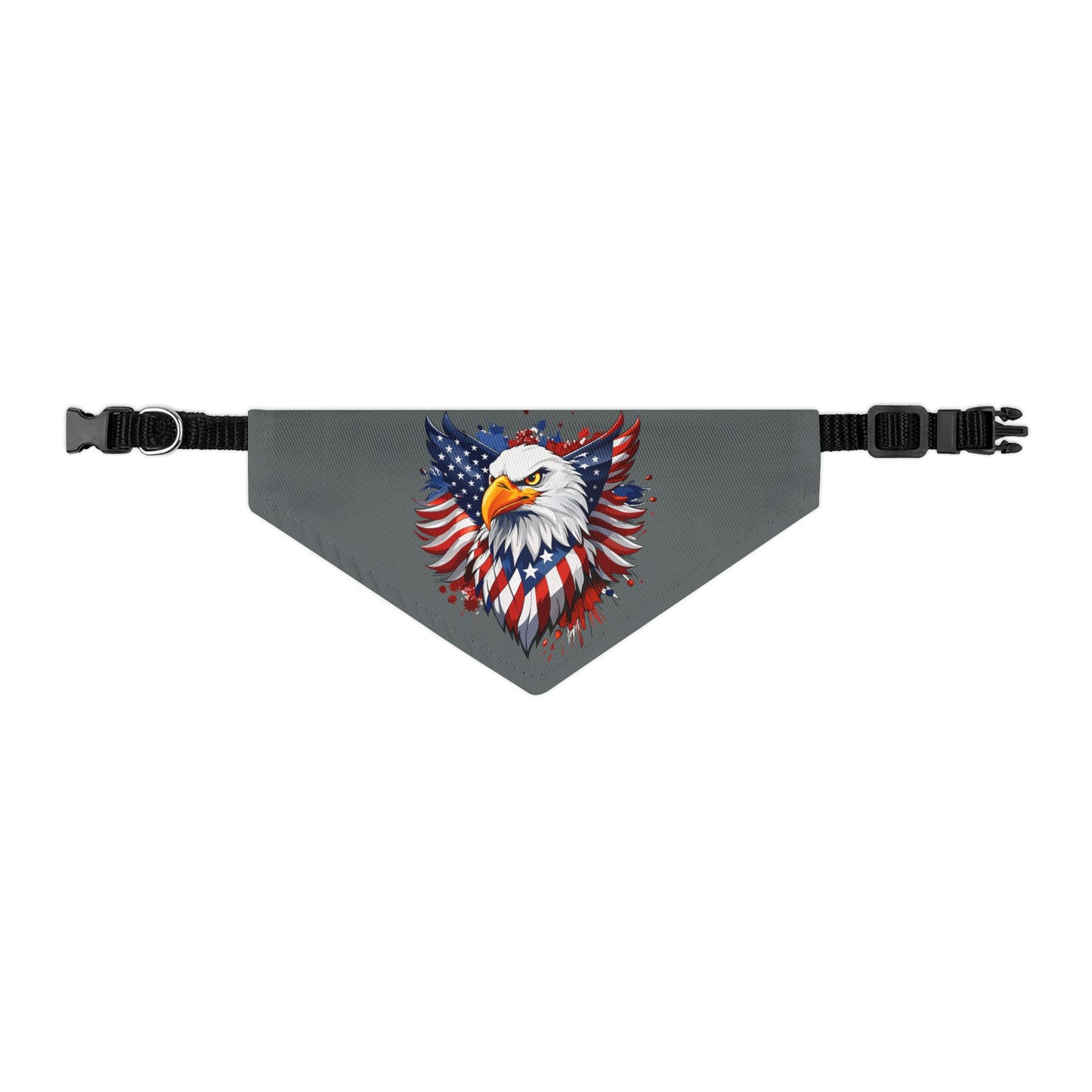 Princess Grace  Patriotic Eagle Pet Bandana Collar  Independence Day Dog Accessory