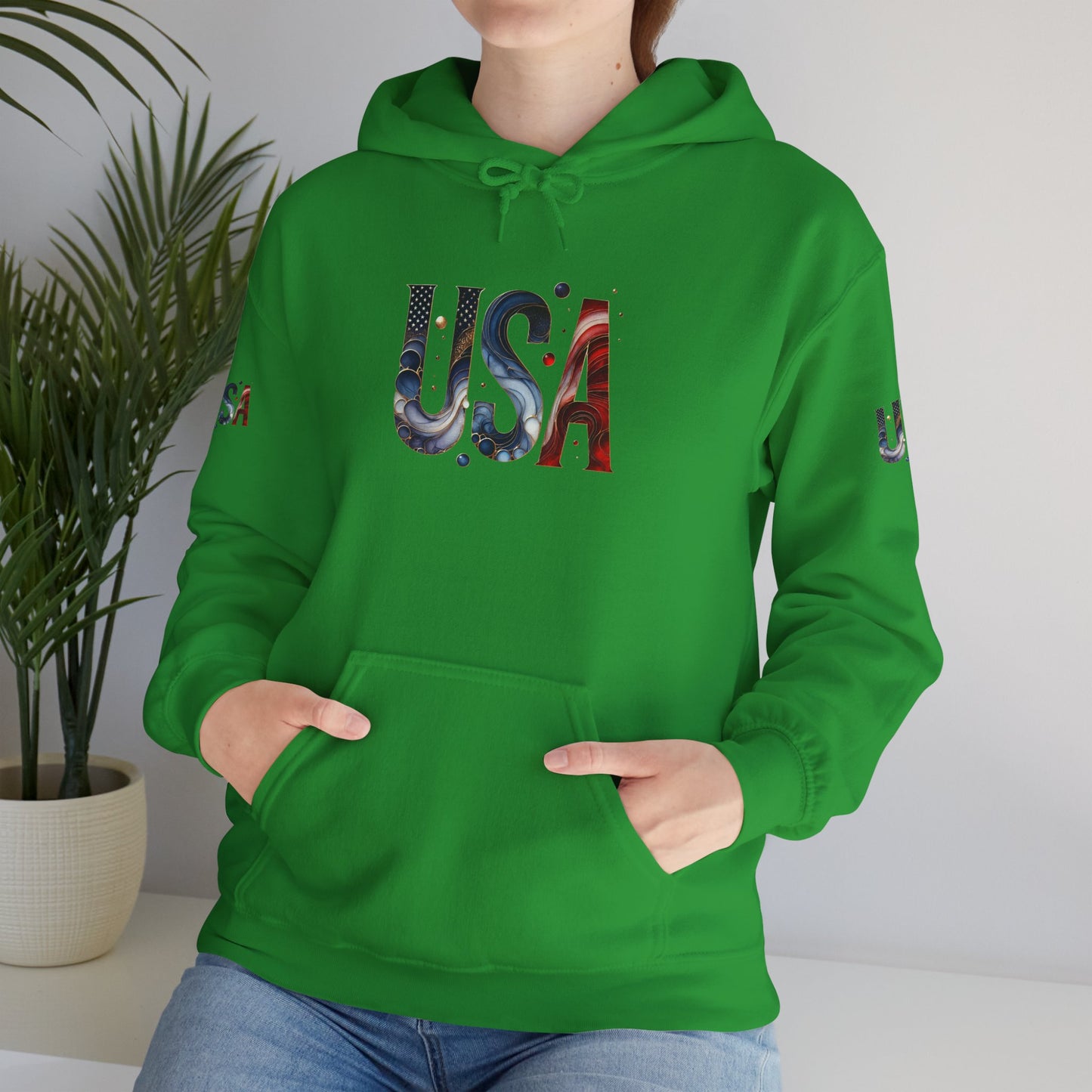 Princess Grace  TEAM USA  Unisex Heavy Bled   Hooded Sweatshirt