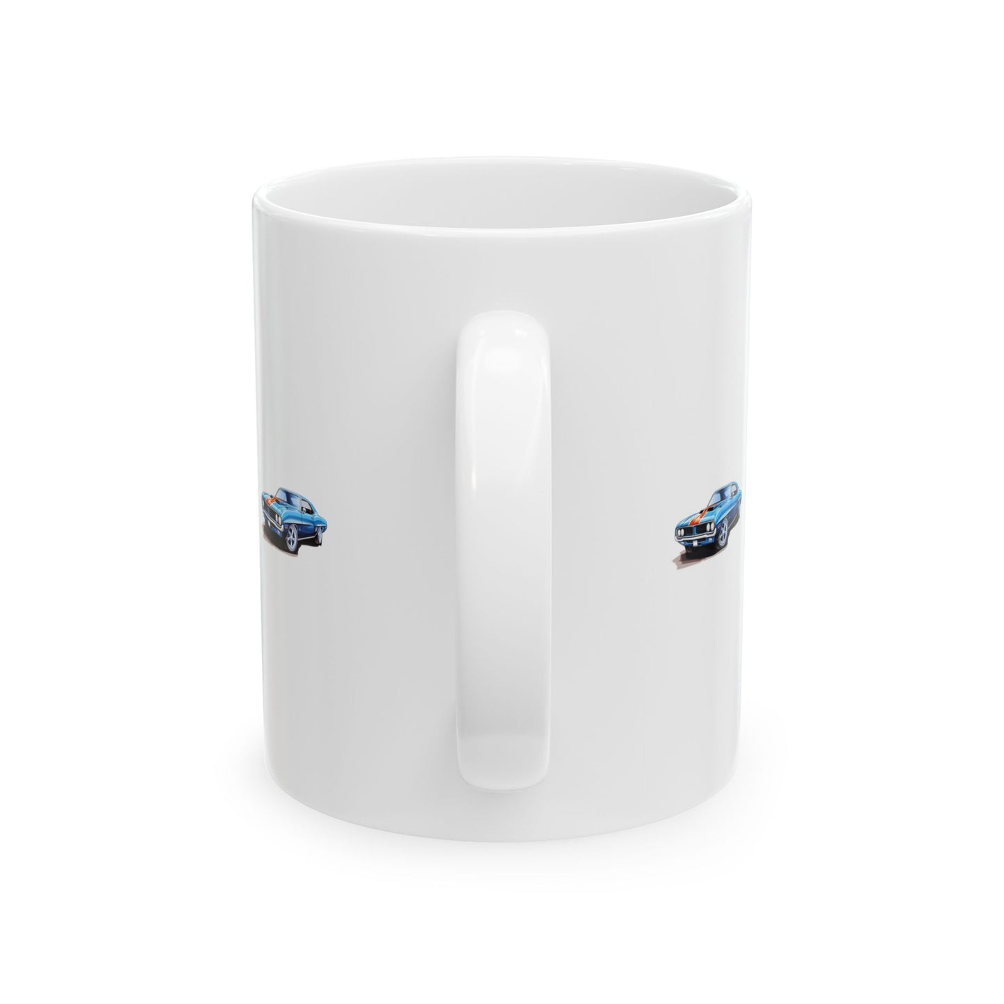 Princess Grace  Classic Muscle Car Design Ceramic Mug   Perfect Gift for Car Enthusiasts