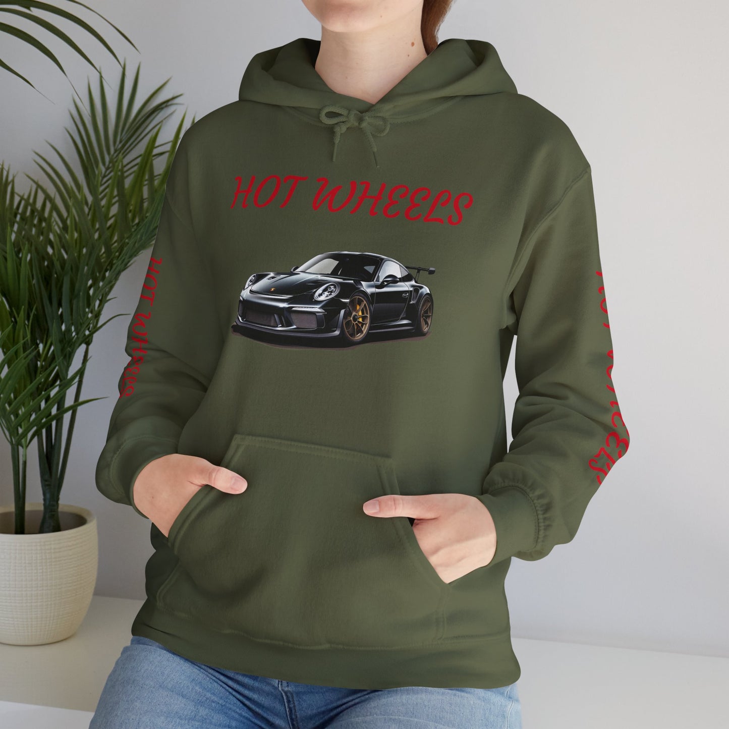 Princess Grace  Hot Wheels Unisex Hooded Sweatshirt  Passion for Cars and Racing Enthusiasts