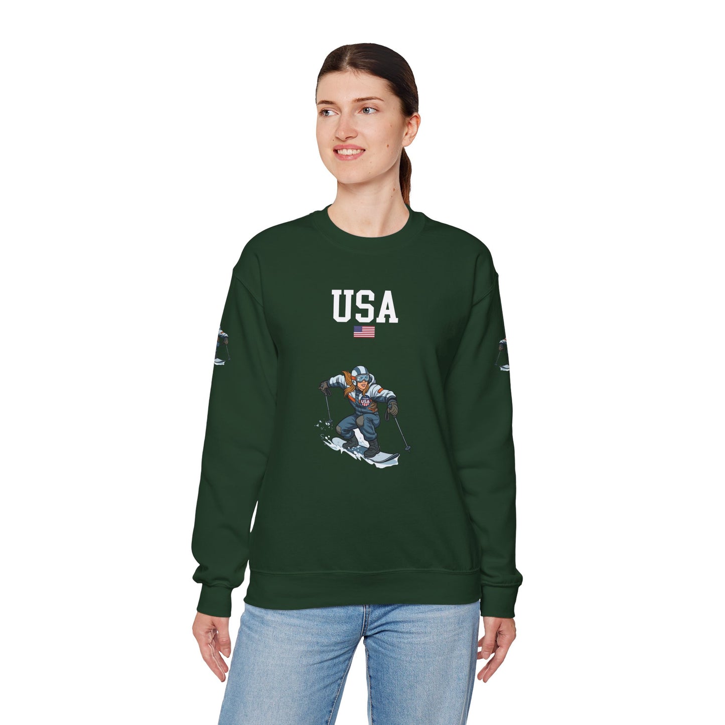 Princess Grace  TEAM USA  Unisex Heavy Blend  Crewneck Sweatshirt