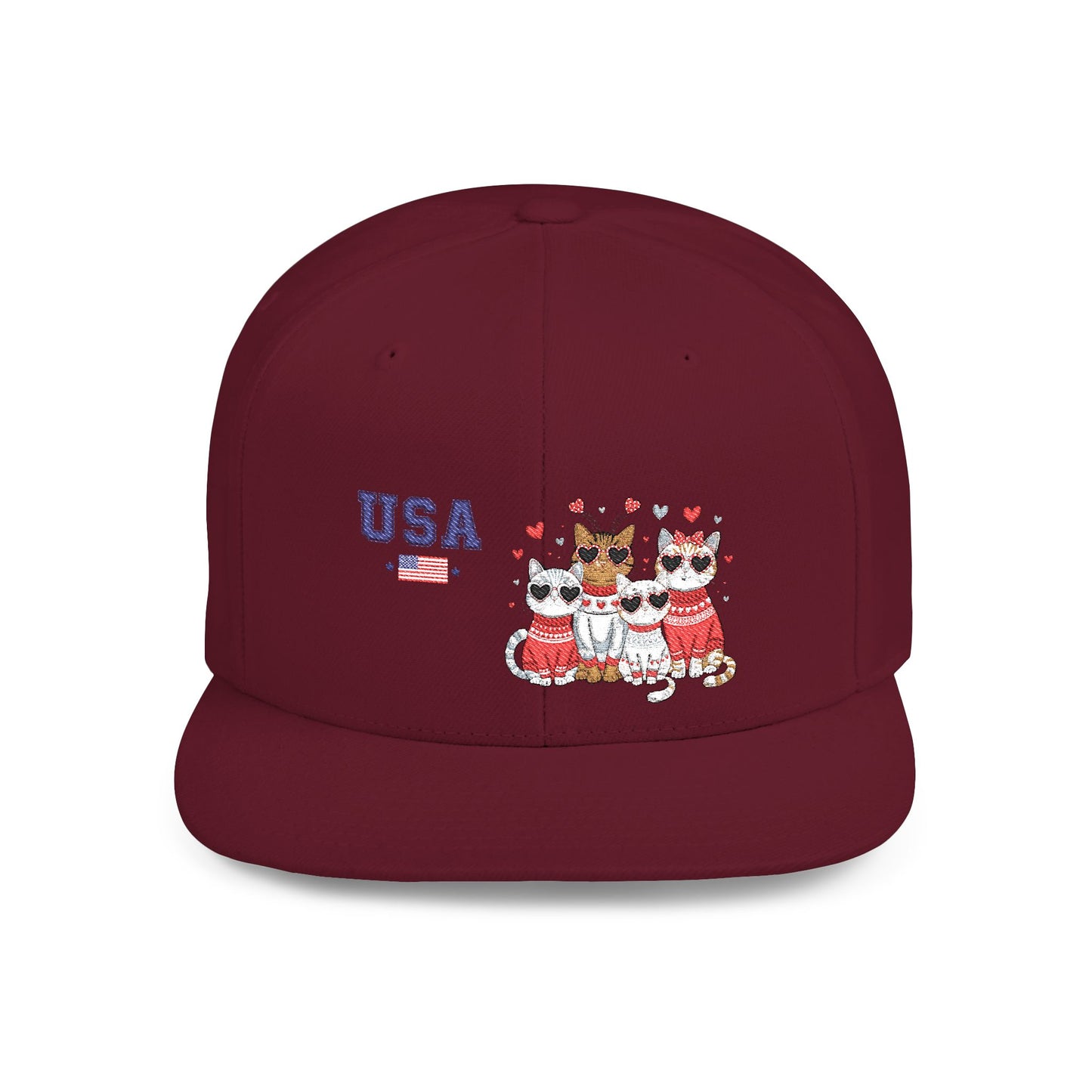 Princess Grace  TEAM USA  Flat Bill Snapback Hat