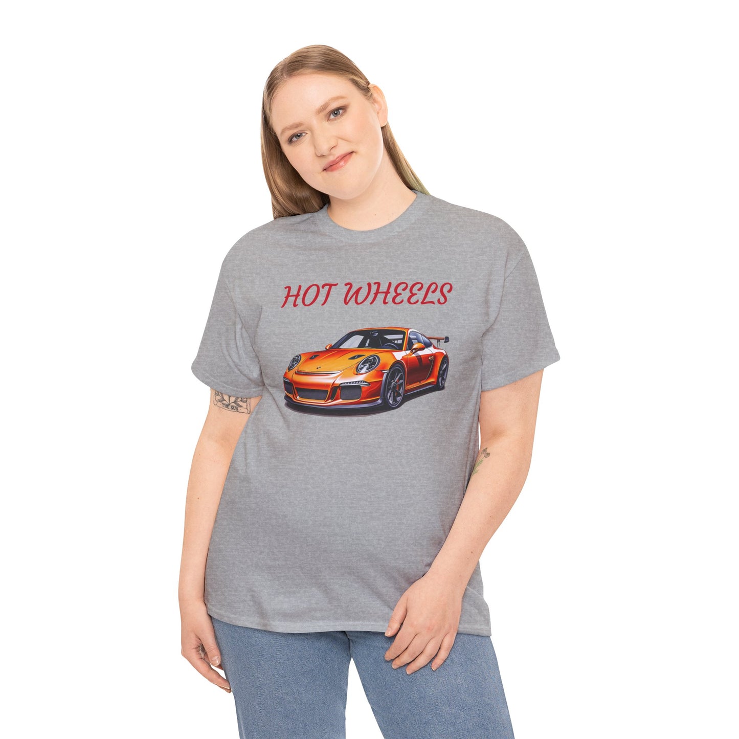 Princess Grace  Hot Wheels Unisex Heavy Cotton Tee Perfect for Car Enthusiasts