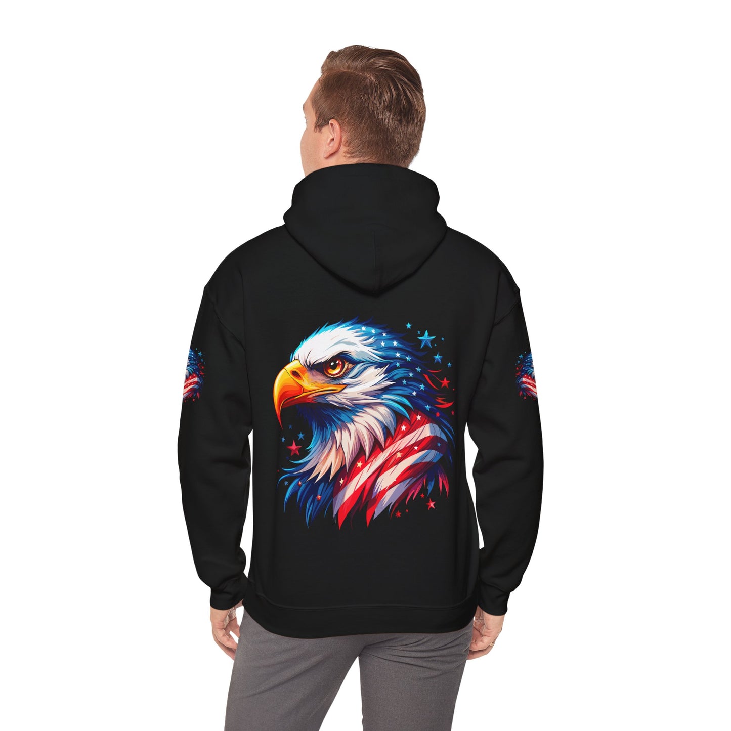 Princess Grace  American  Eagle Unisex Heavy Blend Hooded Sweatshirt